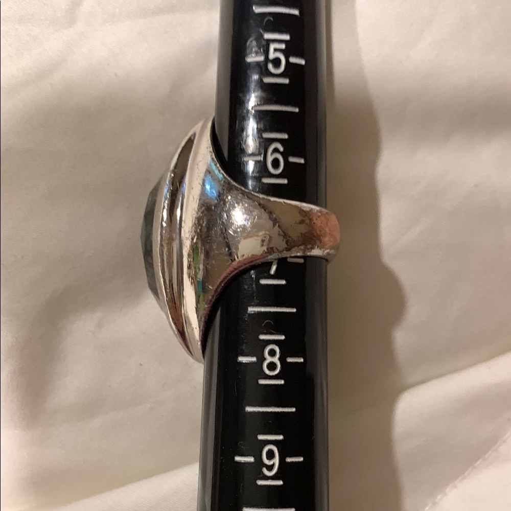 Large Rutilated Rutile Quartz Statement Ring, size 6 3/4 - Picture 11 of 11